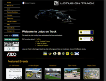 Tablet Screenshot of lotus-on-track.com
